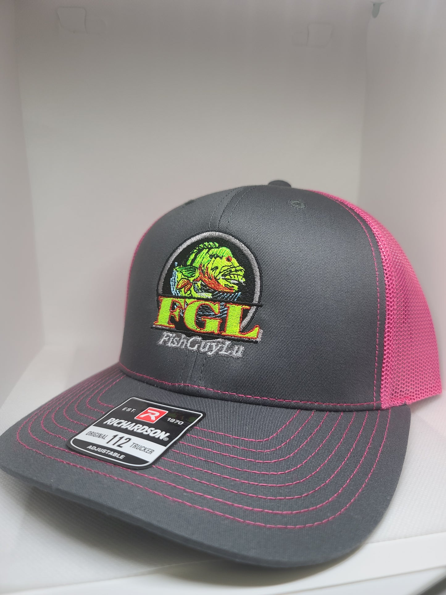 FGL Hat Pink Charcoal