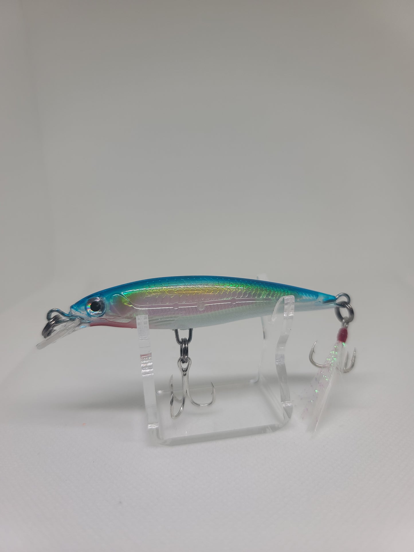 FGL Bed Reaper.  Blue Glass Minnow